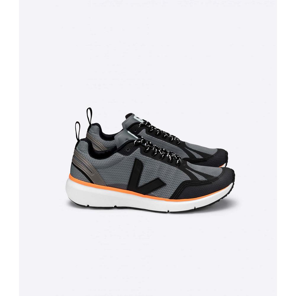 Veja CONDOR 2 ALVEOMESH Women\'s Shoes Black/Orange | NZ 490JPQ